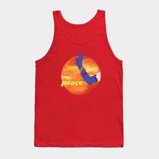 ZOMBIE PEACE ARM - MAROON Tank Top